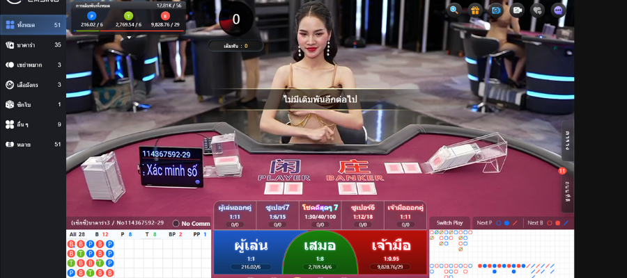 Wm Casino เลือกเดิมพันแบบสามารถเปิดไพ่เองได้